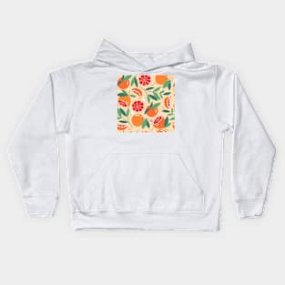 Citrus Pattern Kids Hoodie